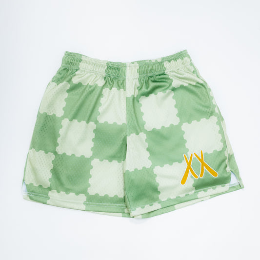 MATCHA "COMPLETED PUZZLE" KROSS'D MESH SHORTS